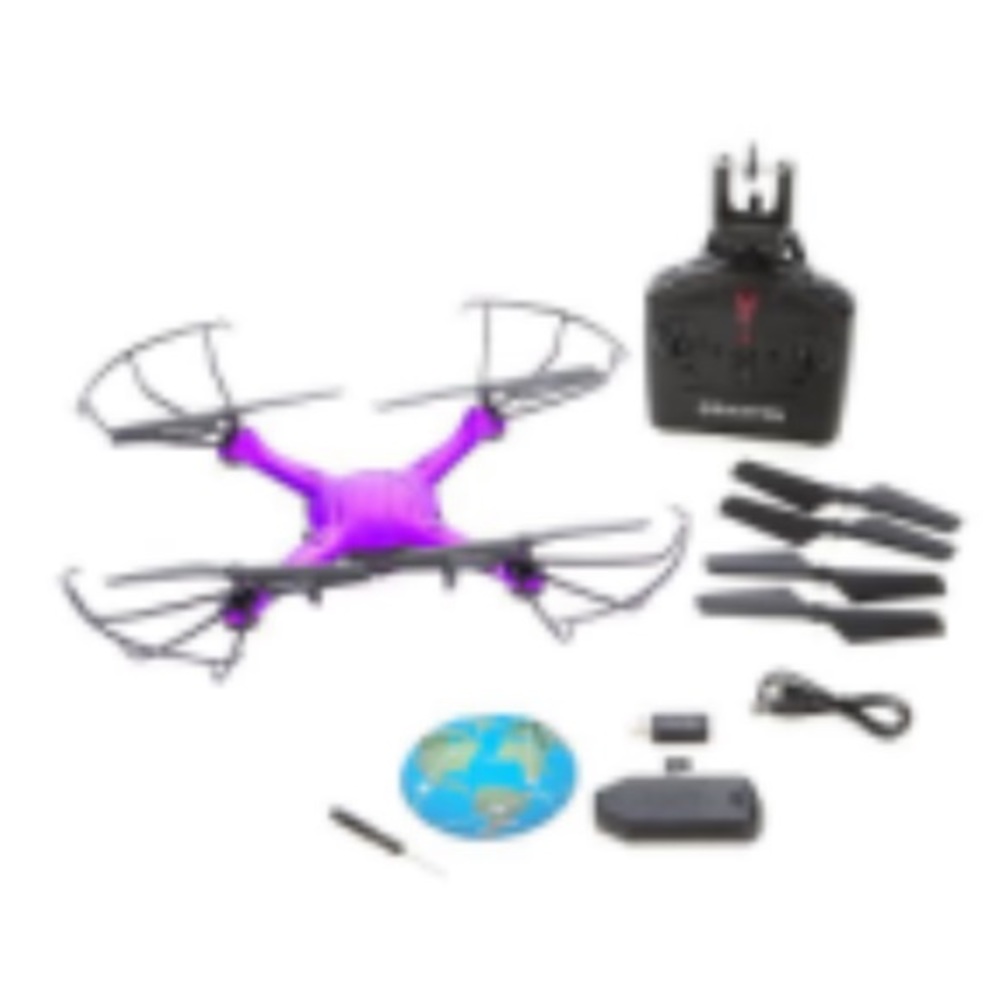 Propel Graviton Live Streaming Video Drone with Auto Start/Land in Purple